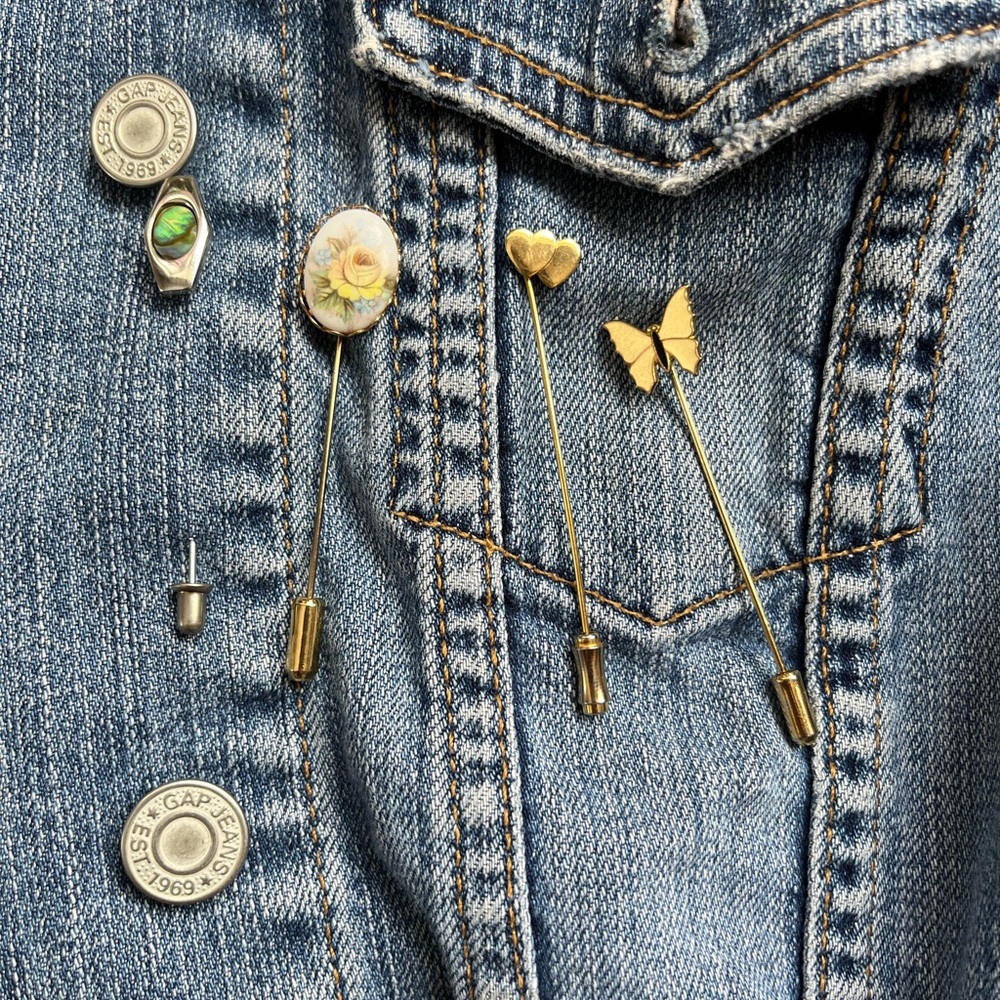 4 vintage stick pin bundle